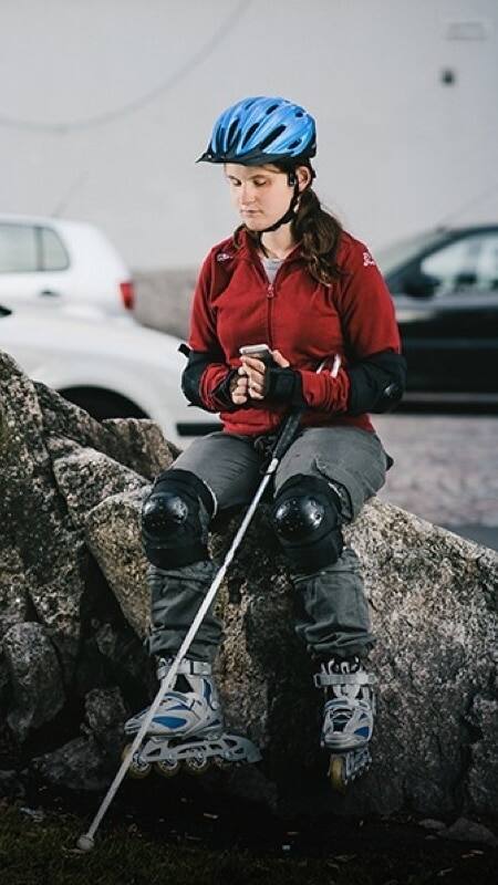 Take advantage of solutions like BlindSquare, developed by the KONE Partner Ecosystem